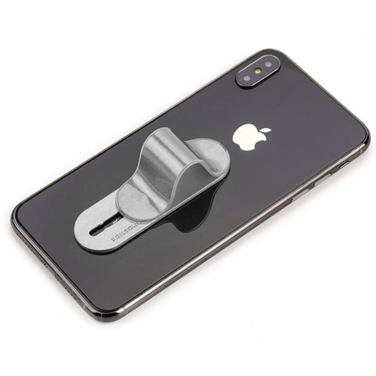 

☜Держатель на палец для телефона Momostick iSeries (A-i-03) Silver модный универсальный сдвижной, Серый