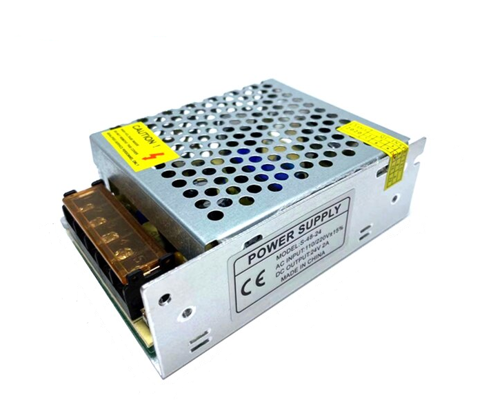 

Блок питания 24v 2a 24w, 24в 2а 24вт в перфорированном корпусе