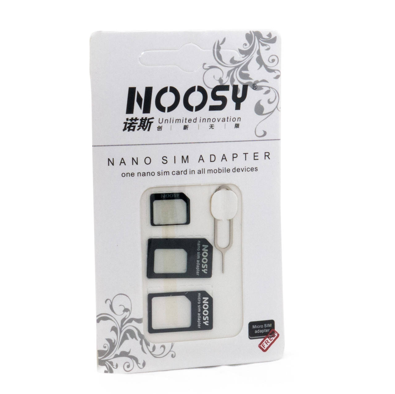 

Переходник для сим-карт Nano Sim Adapter NOOSY Белый