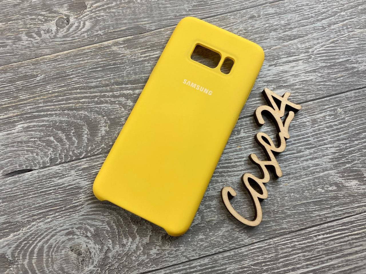 

Чехол Soft touch для Samsung Galaxy S8 (8 цветов) желтый