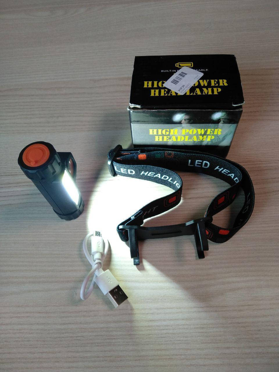 

Фонарик налобный. Охота рыбалка туризм Налобний ліхтарик Фонарь.