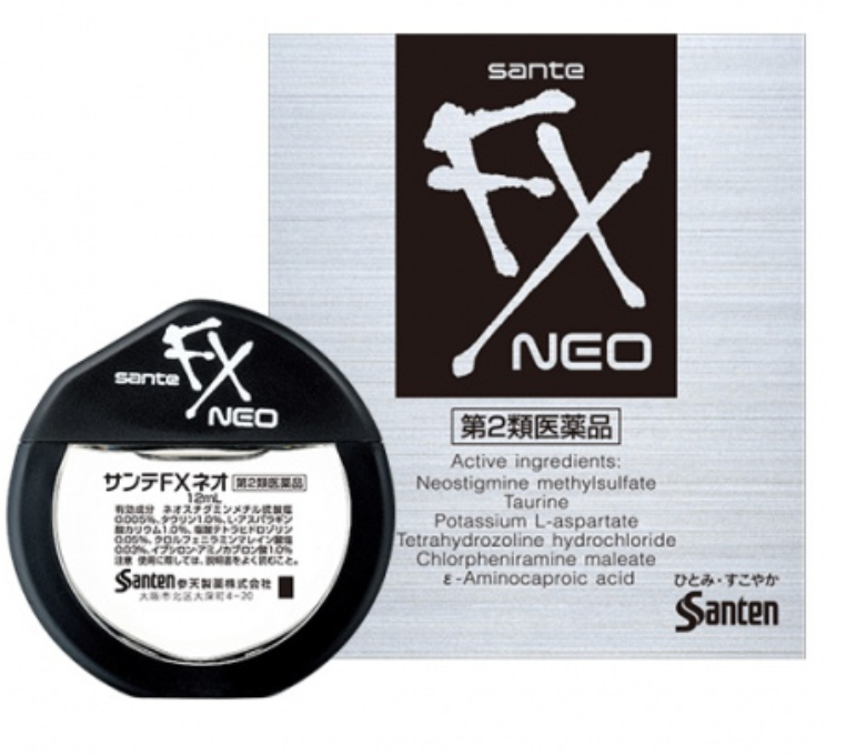 

Глазные капли с таурином от покраснения и усталости Sante FX Neo, Santen, 12 мл