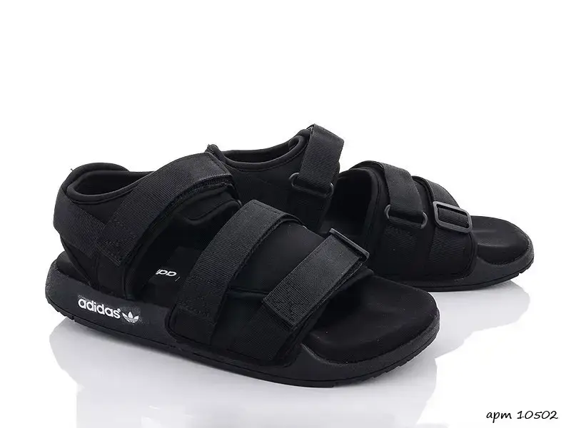 

Сандалии мужские Adidas Adilette Sandals черные 45, Черный
