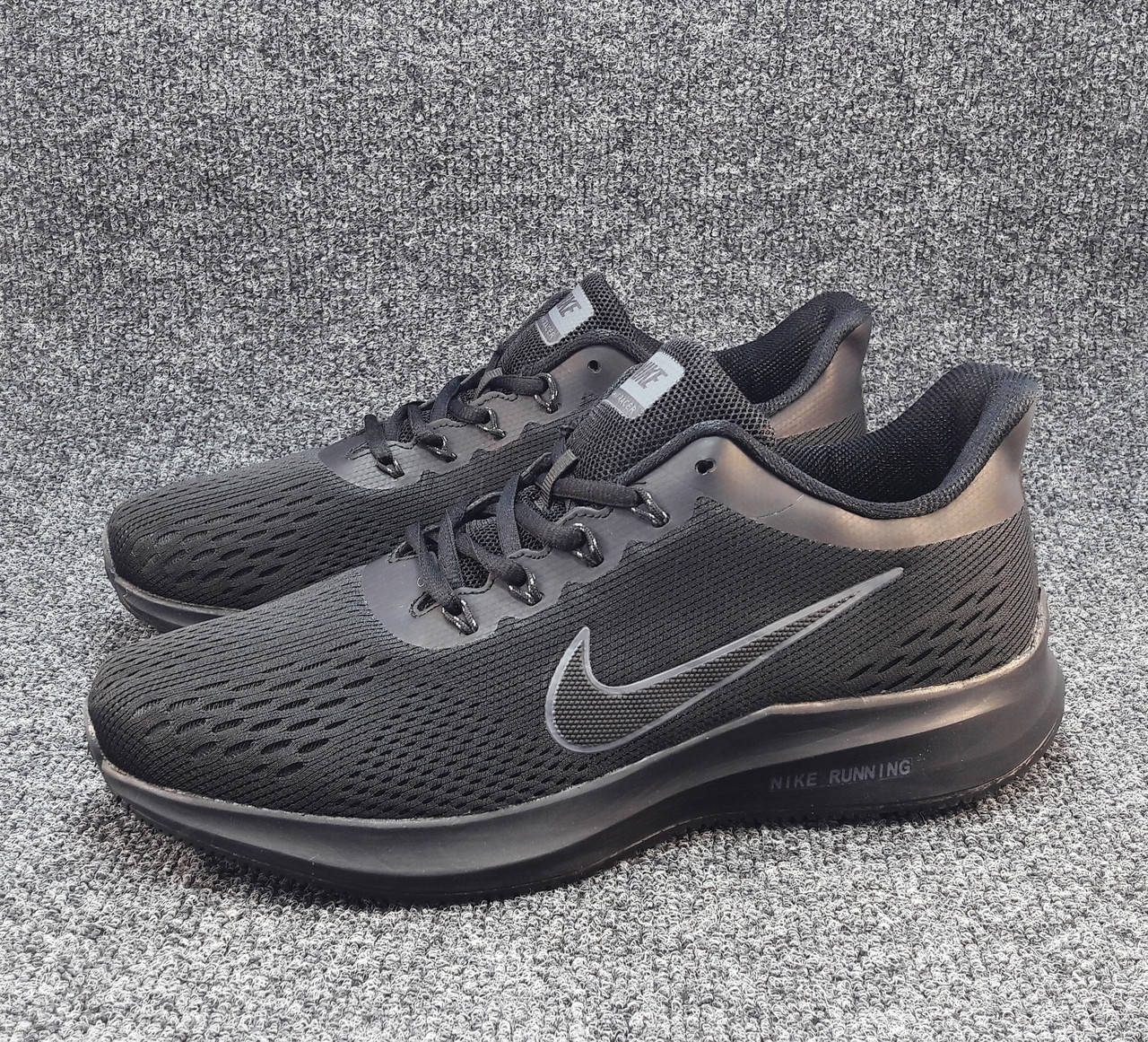 

Кроссовки мужские Nike Flykit Raсer текстиль черные (р.43,44), Черный