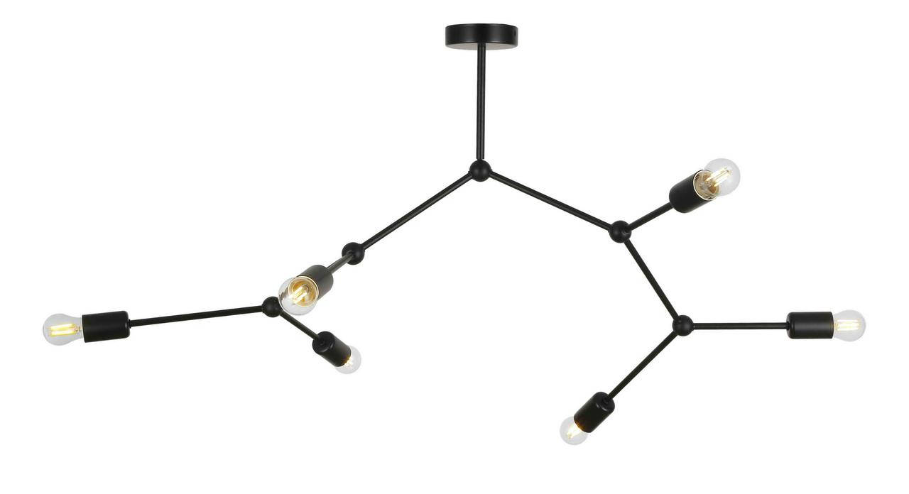 

Люстра светильник в стиле лофт Levistella 761L171-6 BK, Черный