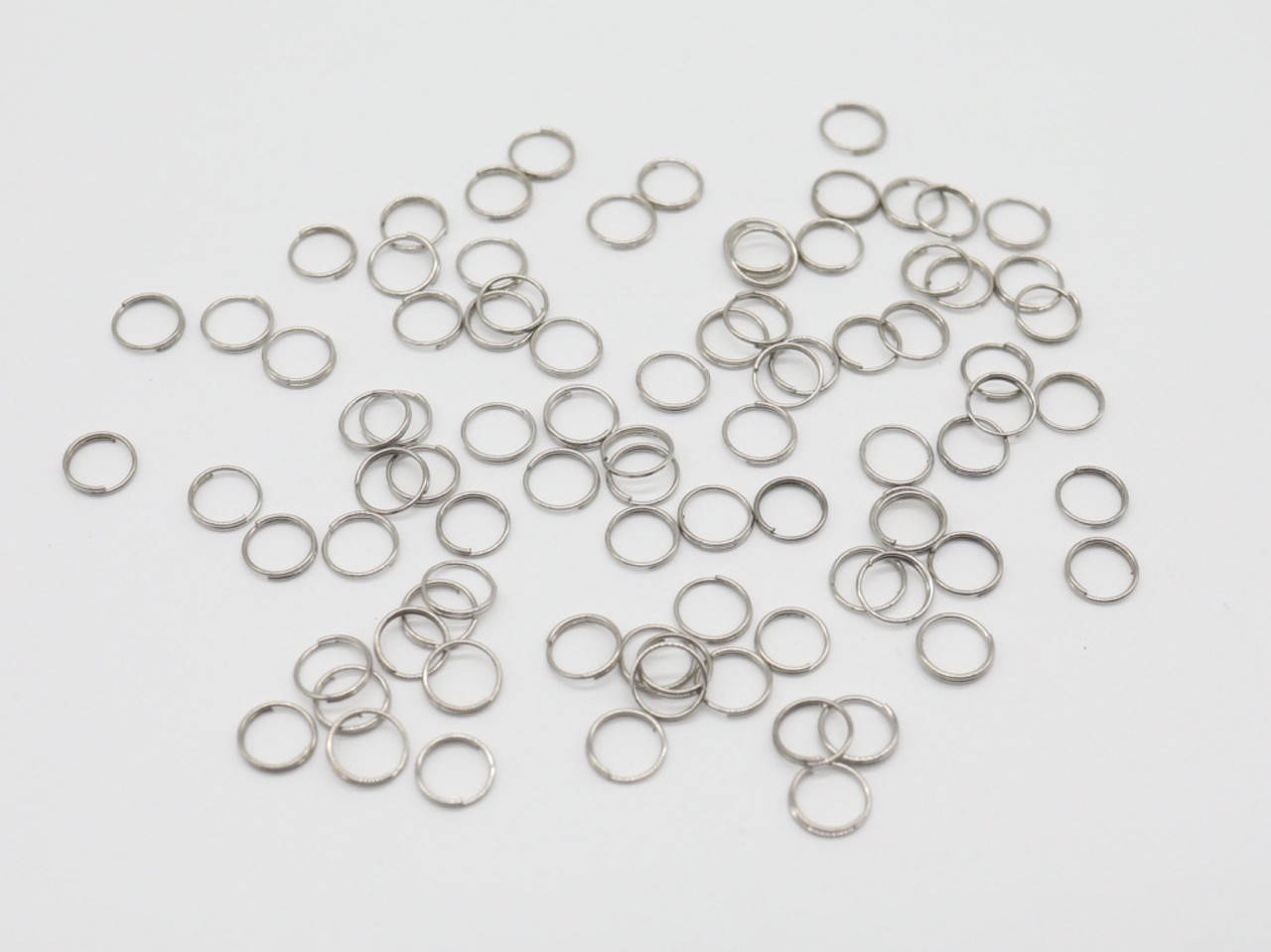 

Кольцо для ключей заводное. 8,5мм, Серебро