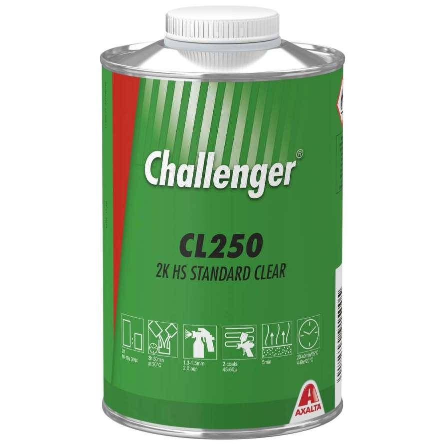 

Стандартный акриловый 2K лак Challenger CL250 Standard 1 л, Бесцветный