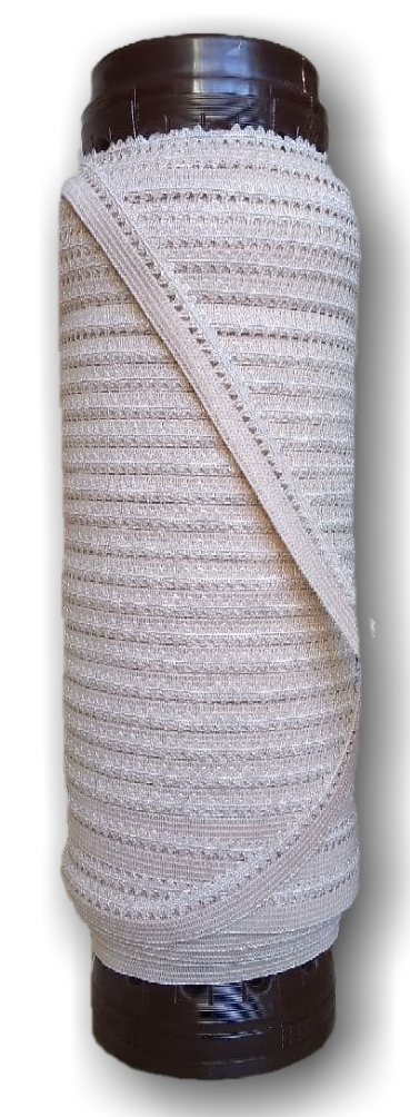 

Резинка бельевая ажурная бежевый, резинка для трусов 10 мм намотка 50 метров