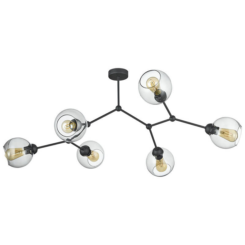 

Люстра TK-LIGHTING FAIRY 6xE27 max 60W, Серый