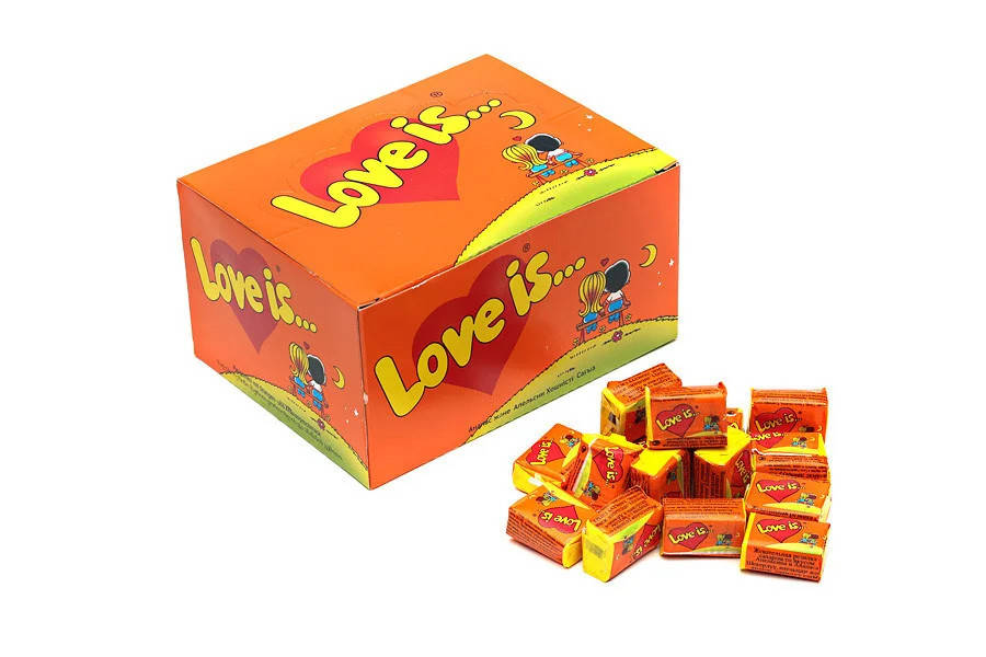 

Жвачки Love is... оранжевые (ананас-апельсин) 100шт
