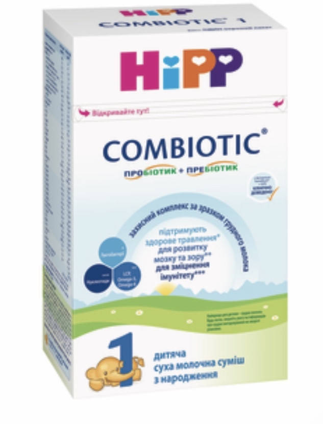 

Детская сухая молочная смесь HiPP(Хипп) Combiotiс 1 с рождения 500 гр.НОВИНКА