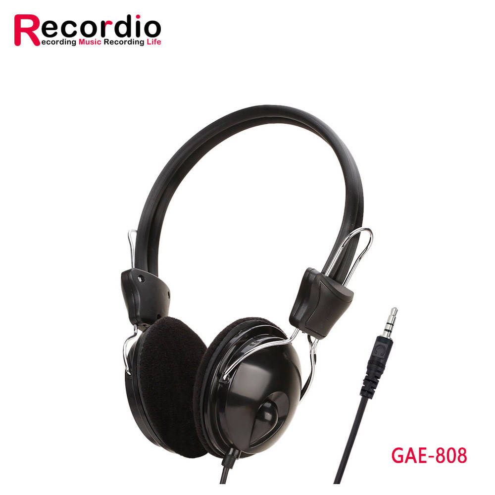 

Наушники игровые Recordio GAE-808 3,5mm Blak, Черный