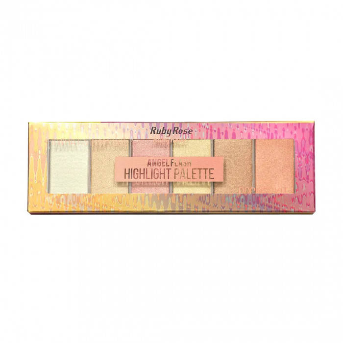

Палетка хайлайтеров пудровых Ruby Rose Angel Flash Highlight Palette HB-7513 21 г