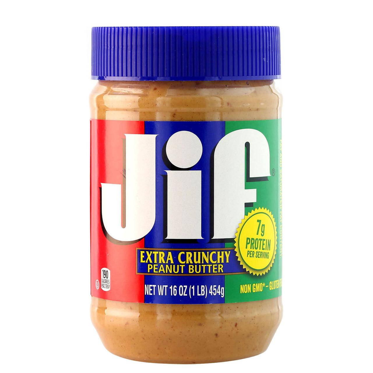 

Арахисовая паста JIF Extra Crunchy 454g