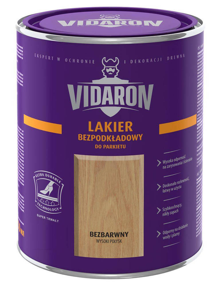 

VIDARON лак парк. Н/МАТ. б/барвн. 5л PL, Белый