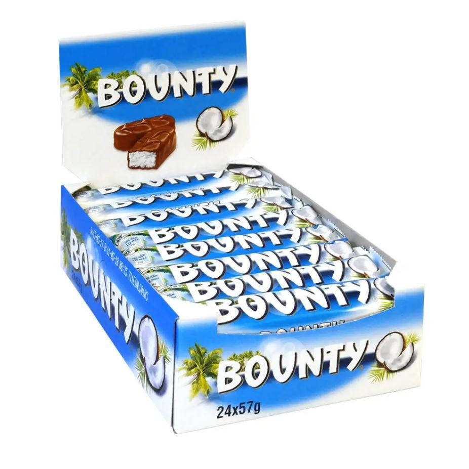 

Кокосово-шоколадний батончик Bounty 24 шт / 57 г