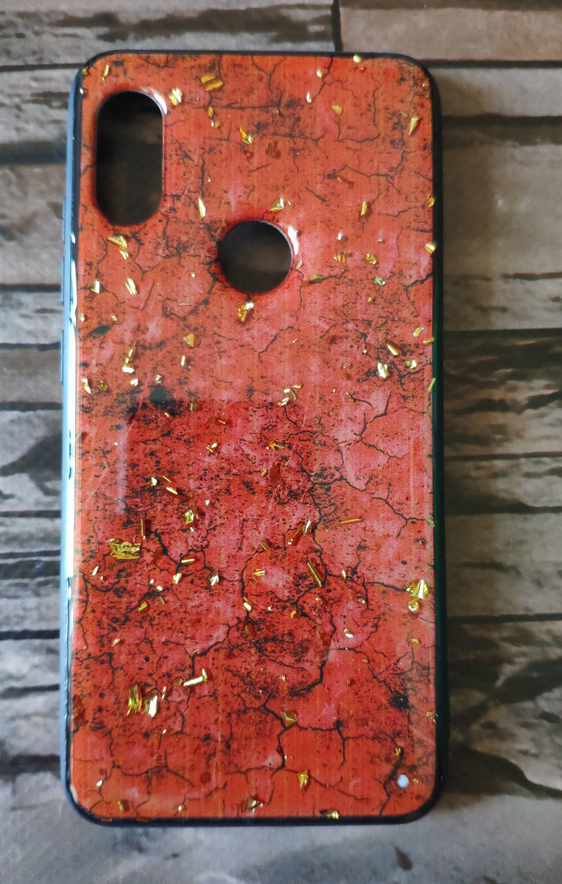 

Чехол мраморный для Xiaomi redmi Note 7 / Note 7 Pro (6 цветов) красный