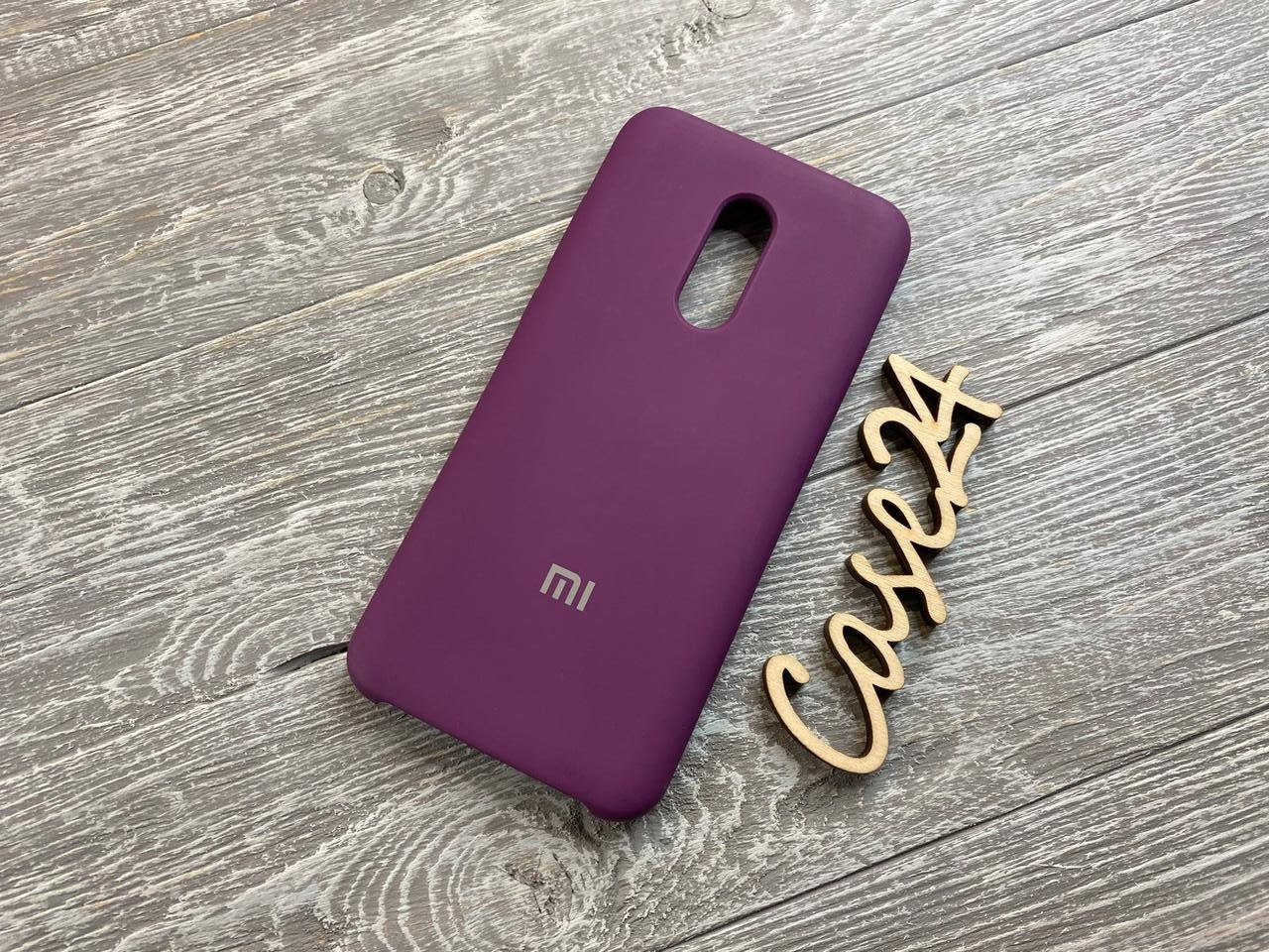 

Чехол Soft touch для Xiaomi Redmi 5 Plus (8 цветов) баклажановый