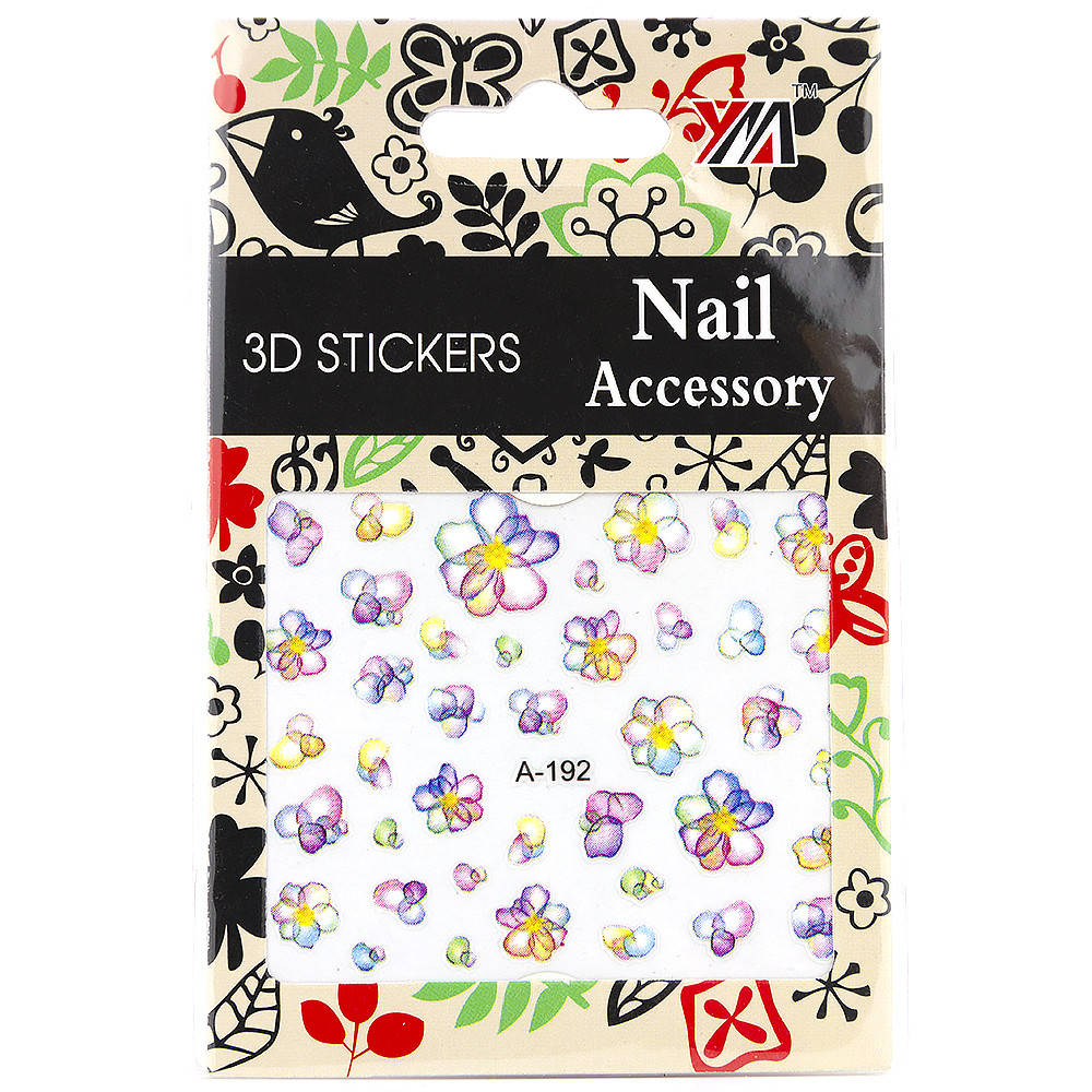

Наклейки 3D для дизайна ногтей Nail Accessory — A-192