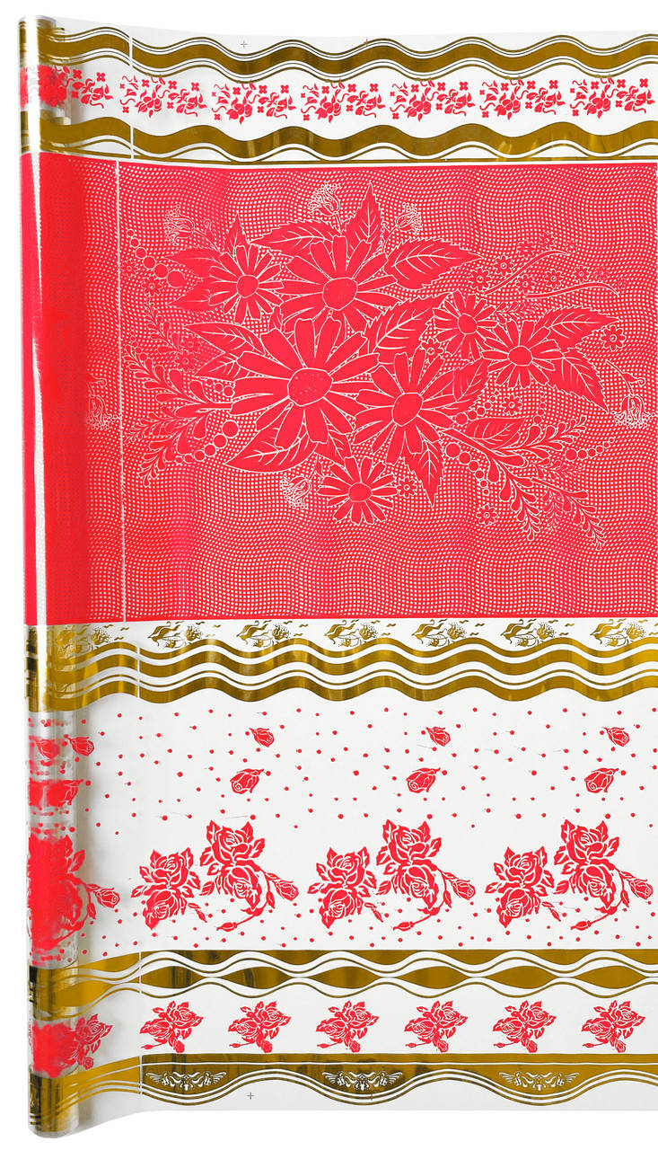 

Тонированная пленка "Цветы" красная (60 см х 9 м; 180 г)