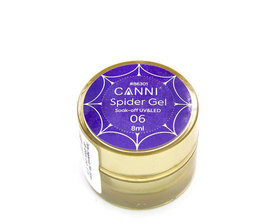 

Гель-паутинка CANNI 3D Spider gel 8 мл №6, сиреневый