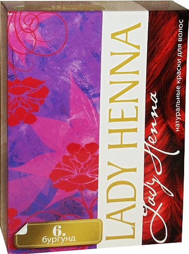 

Краска для волос на основе хны Леди Хенна, Бургунд, Lady Henna, Аюрведа Здесь!
