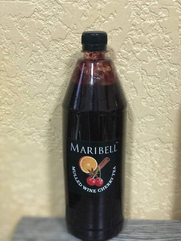 

Глинтвейн вишневый натуральное фруктовое пюре для чая в бутылке ТМ Maribell 1250 г