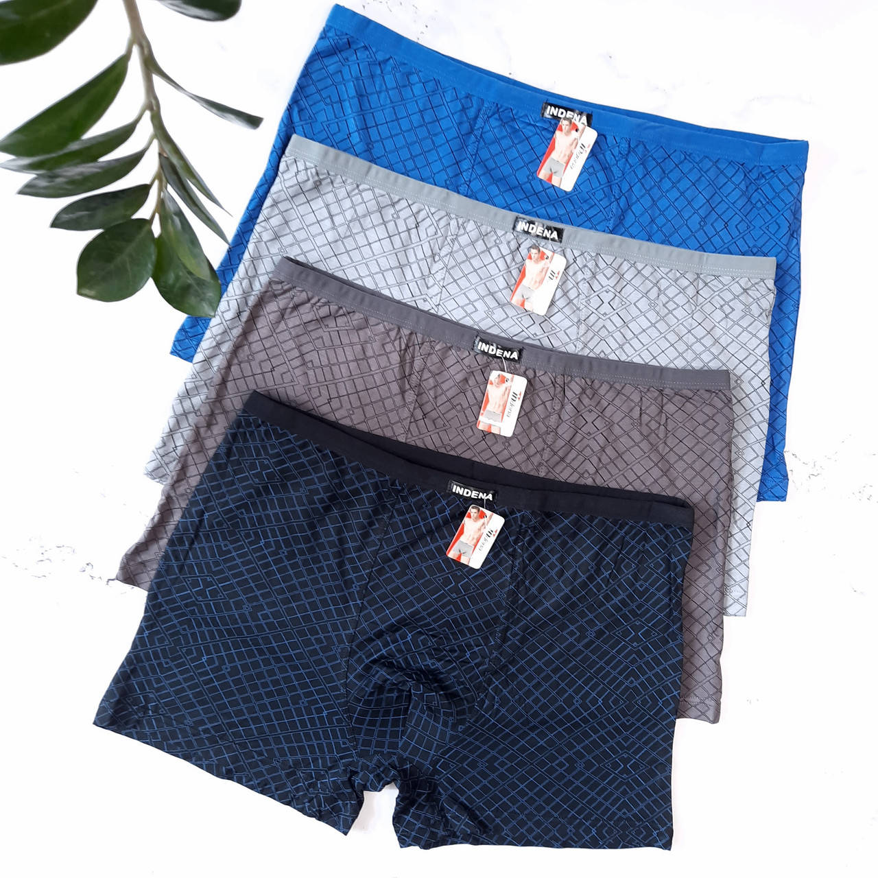 

Мужские трусы боксеры от  до 2XL размеры индена Indena мужское белье, Разные цвета