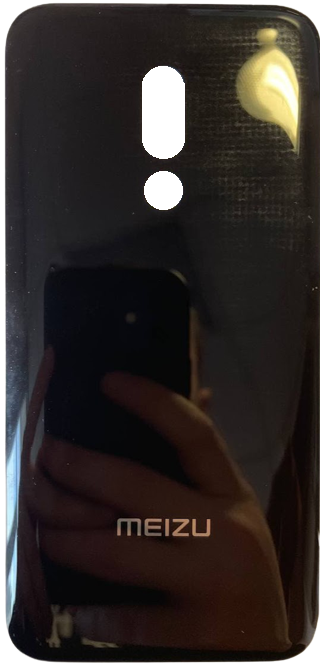 

Задняя крышка Meizu 16 черная, Черный