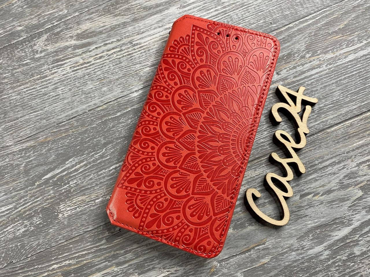 

Чехол книжка GETMAN Mandala на ZTE Blade A7 2020 (7 цветов) красный