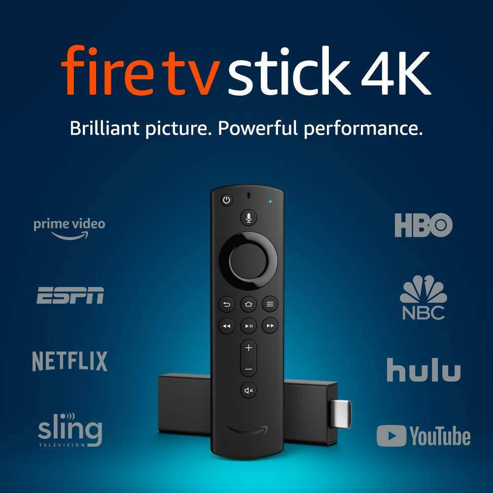 

Медиаплеер Amazon Fire TV Stick 4K with Alexa Voice Remote Dolby Atmos тв приставка 4K