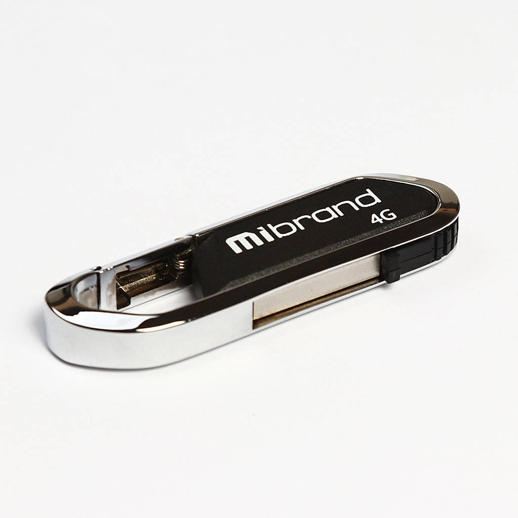 

USB Флешка на 4 Гб | Флеш-накопитель Mibrand 4GB USB2.0 Aligator Grey, Серый