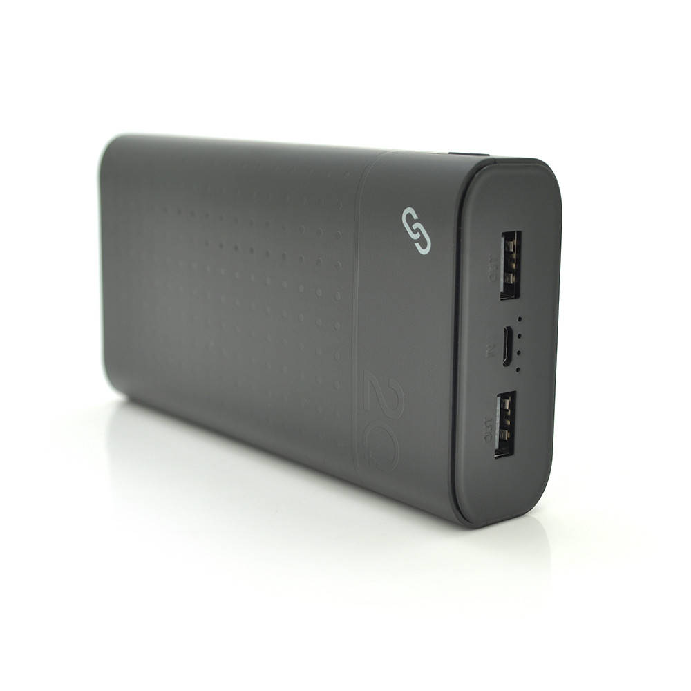 

Павербанк Powerbank Plo LKP-08 20000mAh, Black, Blister (банка)