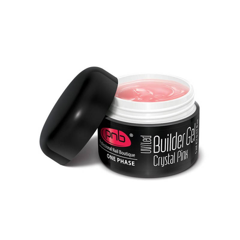 

Гель однофазный PNB Builder Gel One Phase Crystal Pink прозрачно розовый 5 мл