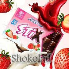 

Молочный шоколад "Stix" с начинкой со вкусом клубники