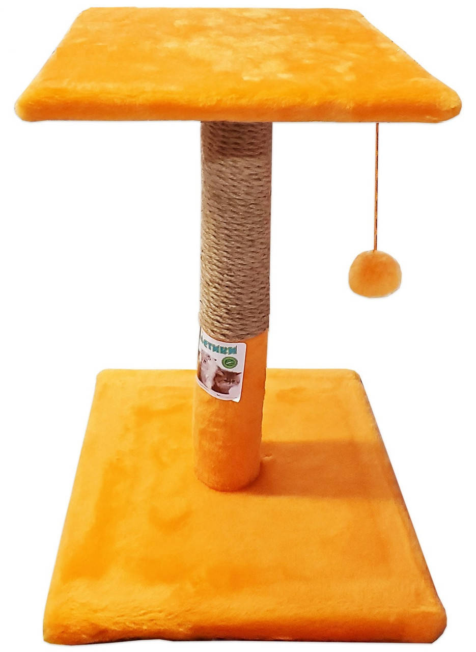 

Когтеточка Пушистик с полкой 30х30х50см