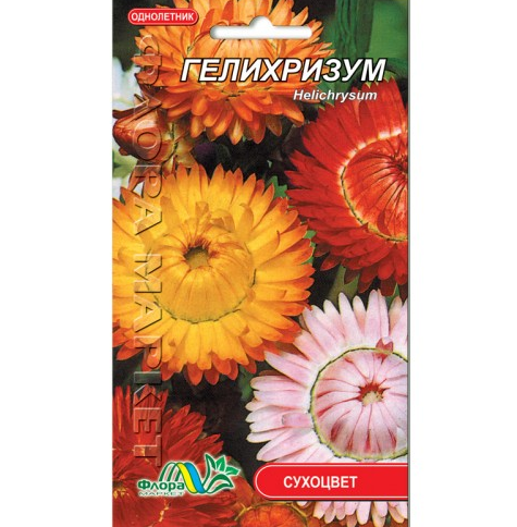 

Гелихризум цветы однолетние, семена 0.1 г