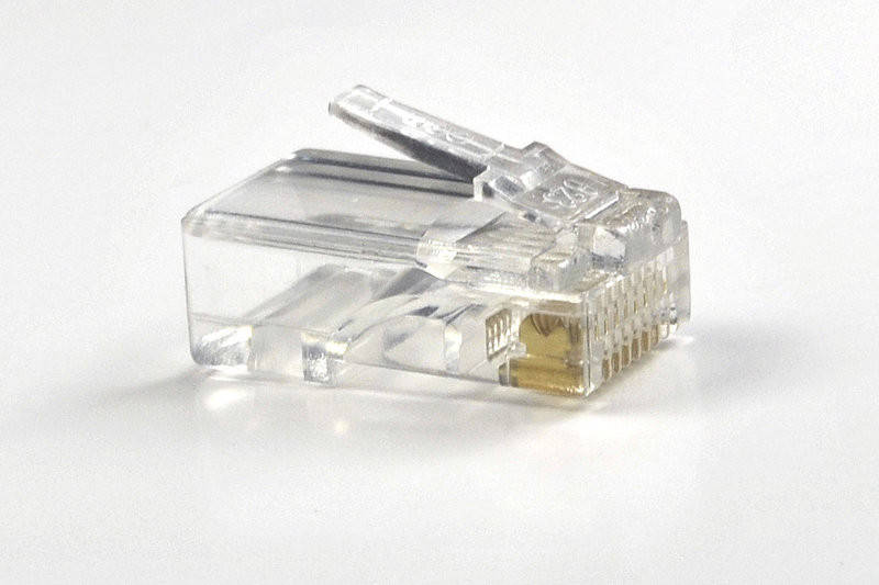 

Коннектор RJ45 фасовка супер качество, Белый