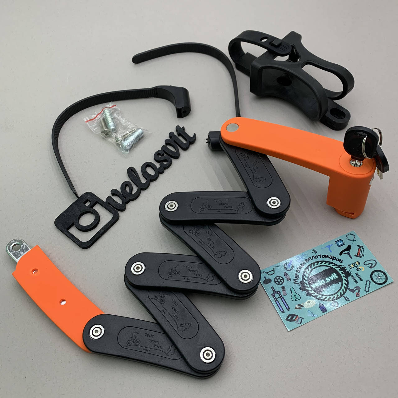 

Вело замок JINJIAN 8-и секционный