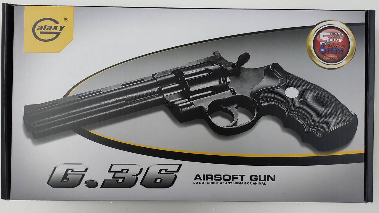 

Детский игрушечный пистолет металлический G.36, Черный