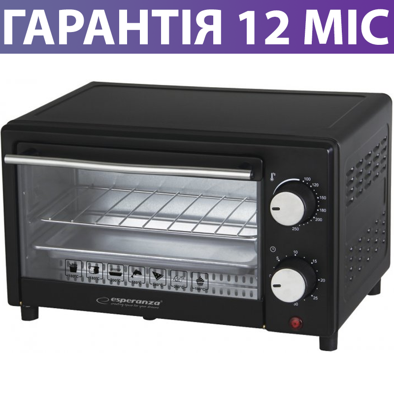 

Электрическая печь Esperanza Мини, настольная печка, маленькая электродуховка, электропечь