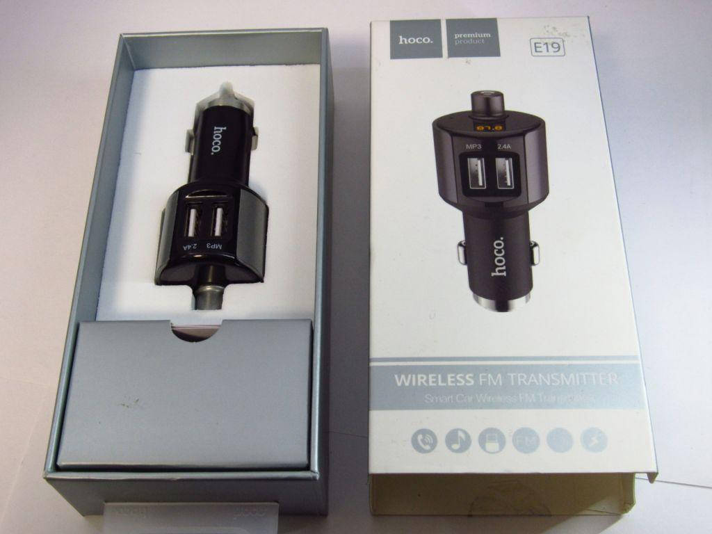 

FM-трансмиттер Hoco E19 Bluetooth