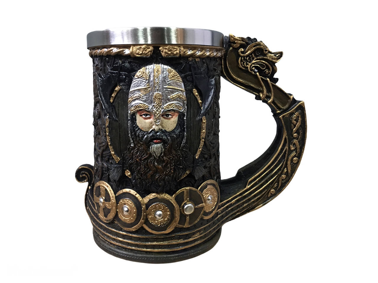 

Кружка Чашка Бокал Игра Престолов Драккар Викинг Танкард Stark Targaryen 3D Пивная кружка "Danegeld Tankard"