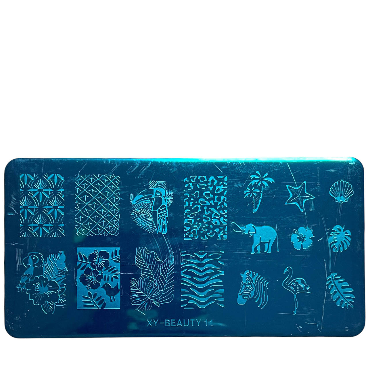 

Диск для стемпинга металлический, маленький (12 см * 6 см) XY-BEAUTY 11