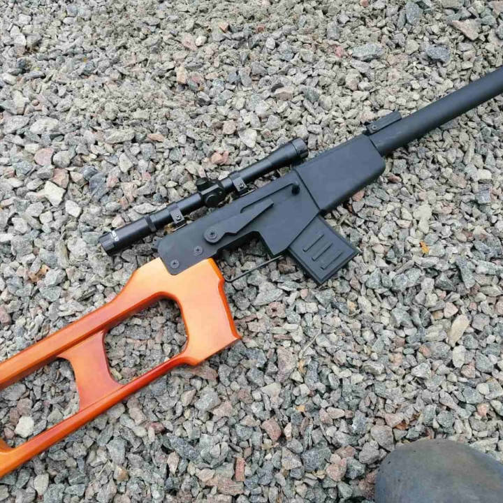 

Снайперская Винтовка Винторез макет из дерева