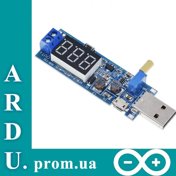 

Комбинированный преобразователь понижающий/повышающий USB DC-DC 3.5-12В - 1.2-24В [#1-1]