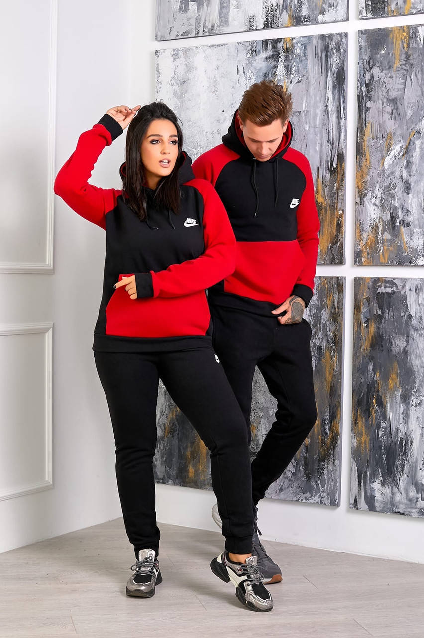 

Парный спортивный костюм одинаковый для двоих Найк Черный NIKE