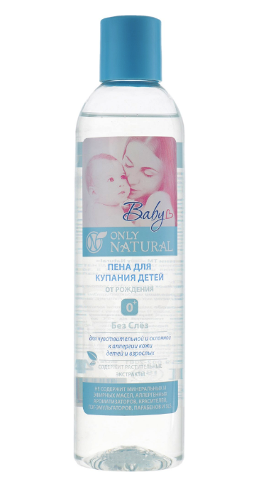 

Детская пена для купания с рождения Only Natural Без слез 400 мл