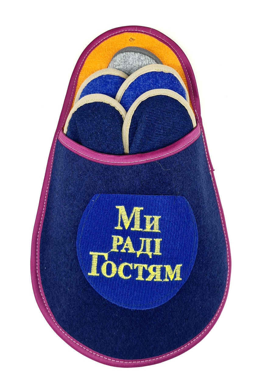 

Набір тапочок для гостей 5в1, Разные цвета