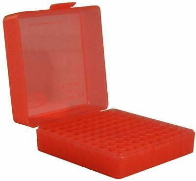 

Коробка MTM для патронов кал. 17 HMR; 22WMR. на 100 патронов, Красный